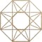 Ekena Millwork Guardian Wood Fretwork Pierced Ceiling Medallion, Birch, 36"OD x 14"ID x 3/8"T CMWP36X36X0375GDBI - alternate 1